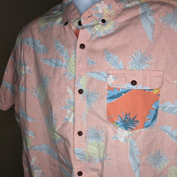 Billabong Muted Tropical Button Down - Picture 2 of 7